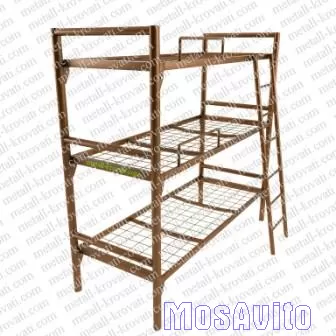 Кровати металлические, шкафы из металлических профилей