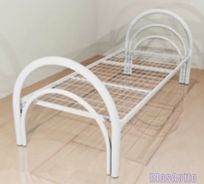 Удобные и крепкие кровати с сеткой, металлические кровати