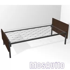 Кровати металлические, столы офисные
