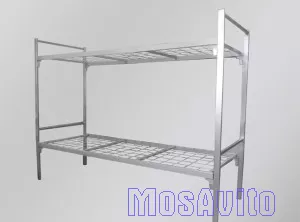 Кровати металлические, столы офисные