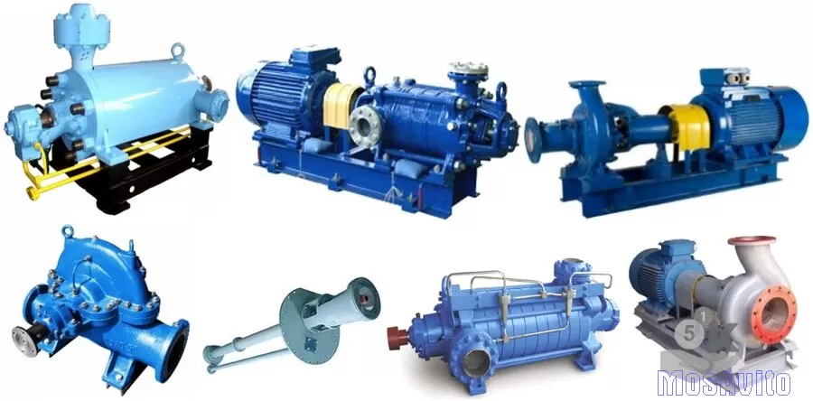 Насосы  А1 3В, А2 3В,  ВК, ВКС, Д,  1Д,    К,  КМ, 1К,  КМН,  КМХ, КсВ