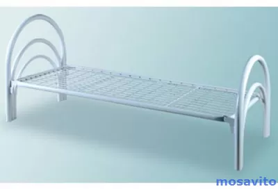 Для туристических баз и домов отдыха кровати из металла