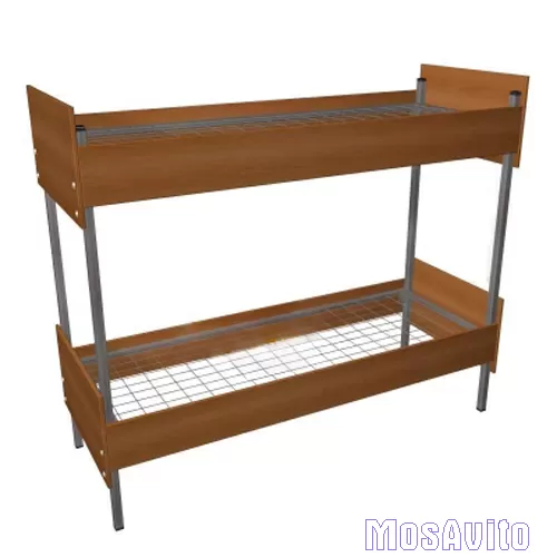 Кровати металлические, износостойкие и прочные столы, мебель оптом