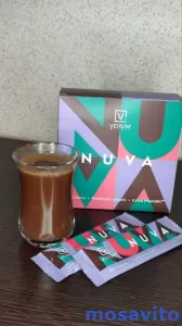 NUVA (Нува), какао с линчжи, упаковка (15 саше)